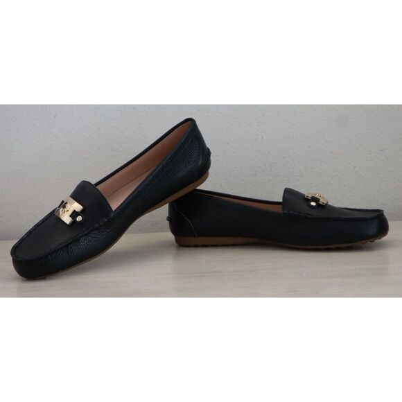 Kate Spade New York Women's Sz 8B Black Carmen Pebbled Leather Loafers $158 - Picture 9 of 9